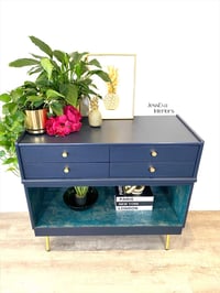 Image 9 of Navy Blue Nathan Cabinet / Compact Sideboard / Drinks Cabinet