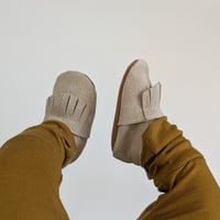 Image 2 of Merino Slouch Pants - Mustard 
