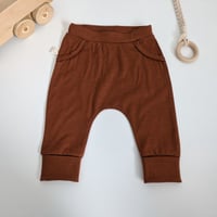 Image 2 of Merino Slouch Pants - Rust