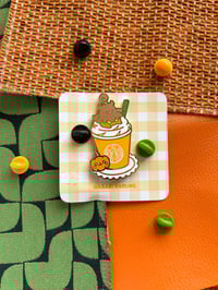 Pokeween Pumpkaboo Spiced Latte Enamel Pin