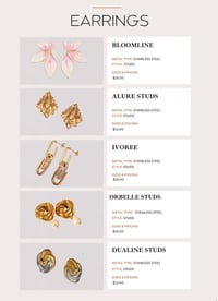 Image 1 of Earring Collection