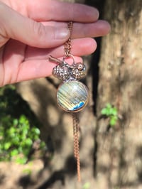 Image 5 of Electroformed Swamp Chestnut Oak acorn necklace 04