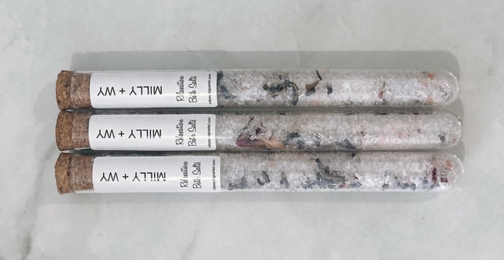 Image of Clear Test Tube Relaxation Bath Salts