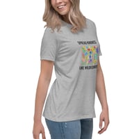 Image 12 of Women's Relaxed T-Shirt, Spread Kindness Like WildflowersTee