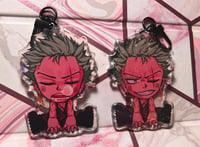 Image 2 of HOLO Zoro Strawhat Keychain