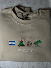 Image 3 of El Salvador  embroidered crew neck 