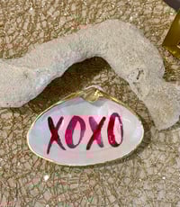 Image 1 of XOXO Clam Shell Trinket Dish