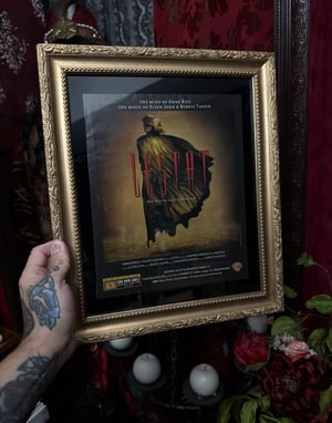 Image of Lestat Musical Ad Framed