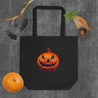 Image 3 of Tote Bag (ECO Friendly) - Classic Jack O Lantern