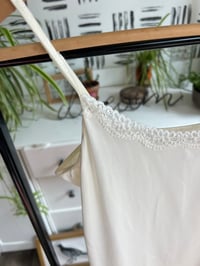 Image 3 of cream lace cami top