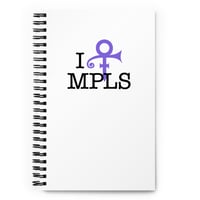 Image 1 of I [PRINCE] MPLS Spiral Notebook (White)