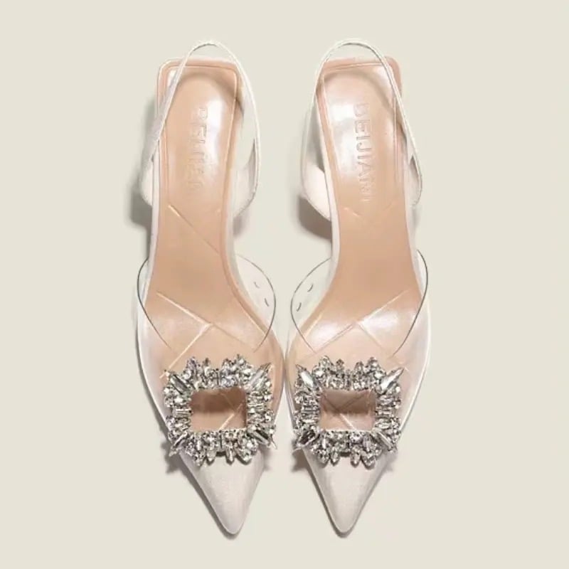 Image of 'Diamante Ivory' Shoes