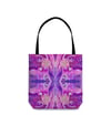 Purple wisteria tote