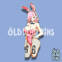 Image 1 of Bad Bunny Vinsmoke Enamel Pin