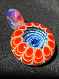 Image 1 of Implosion & Red dotstack pendant 