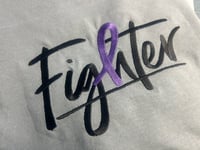 Image 5 of Fighter Embroidered T-shirt / Custom Colors