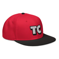 Image 3 of TC Treasure Secret Message Ballcap (Red/Black)