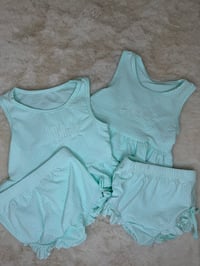 Striped Bow Shorts Sets 