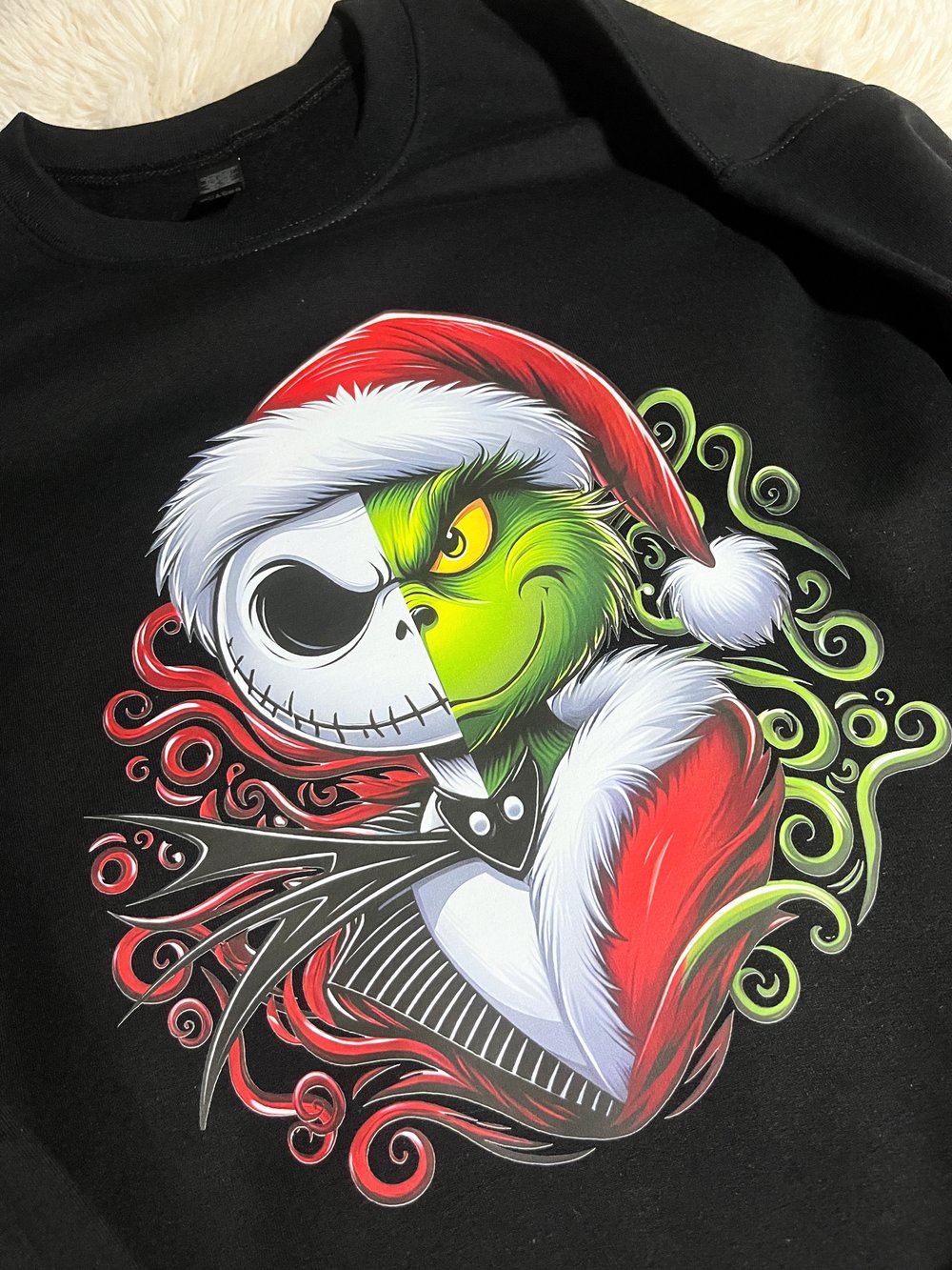 Image of SANTA JACK GRIN T SHIRT / SWEATER