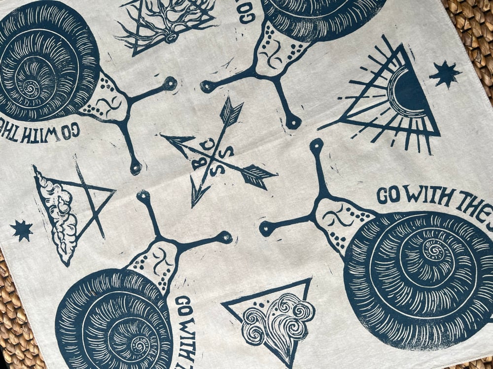 Image of ELEMENTS WATER bandana cloth