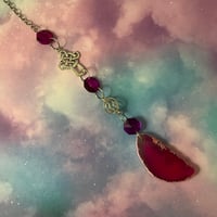 Image 3 of Geode Sun Catcher Hanging Home Decor