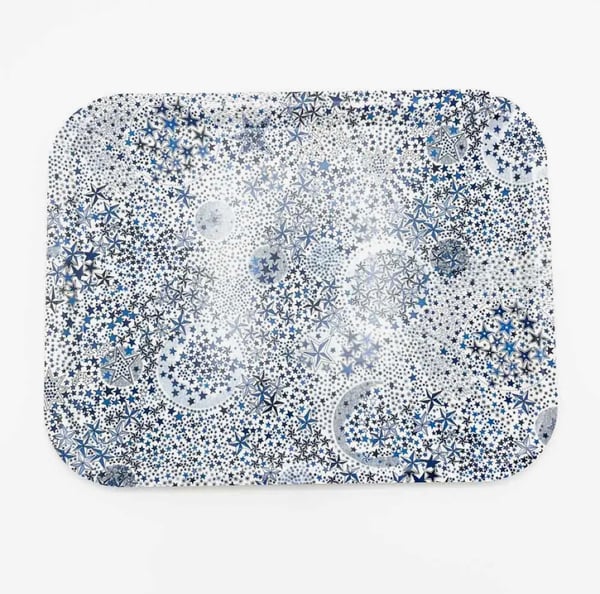 Image of Liberty Fabric Tray - Adelajda Blue