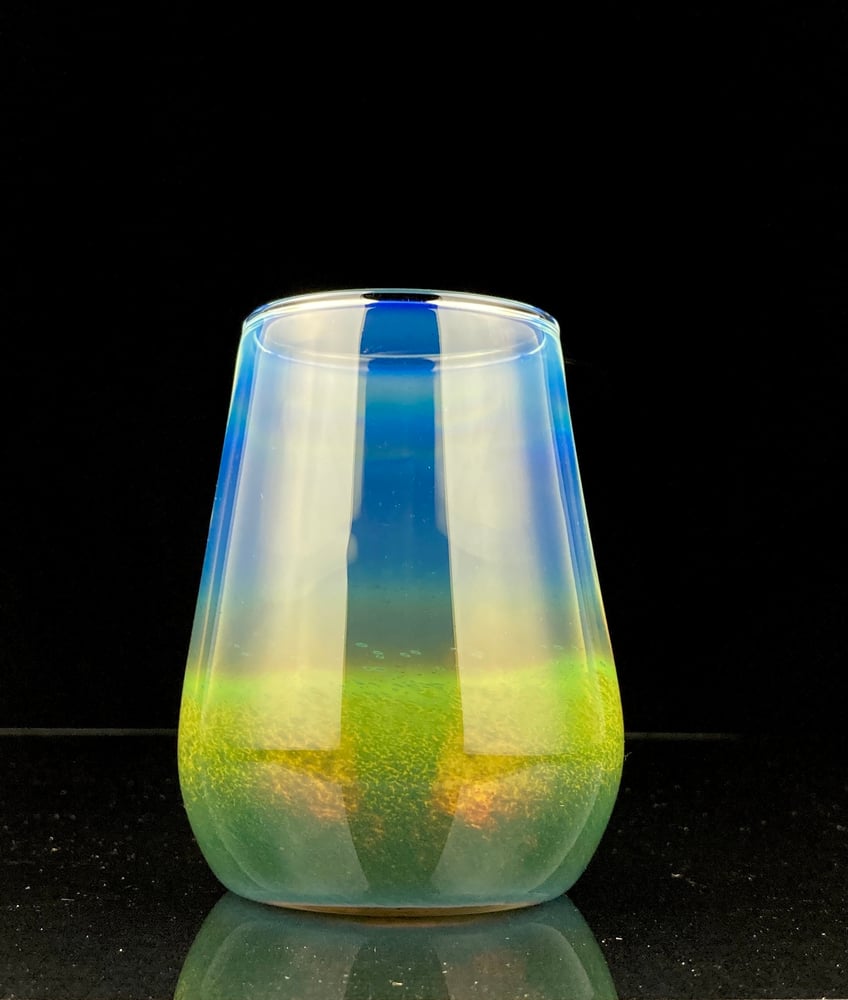 Image of Frit Tumbler - Amazon Lagoon no.1 