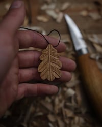 Image 5 of Oak leaf Pendant necklace 
