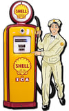 Vintage Gas Attendant 18 X 30 