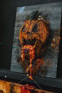 Image 1 of Jack-o’-lantern framed plaque 