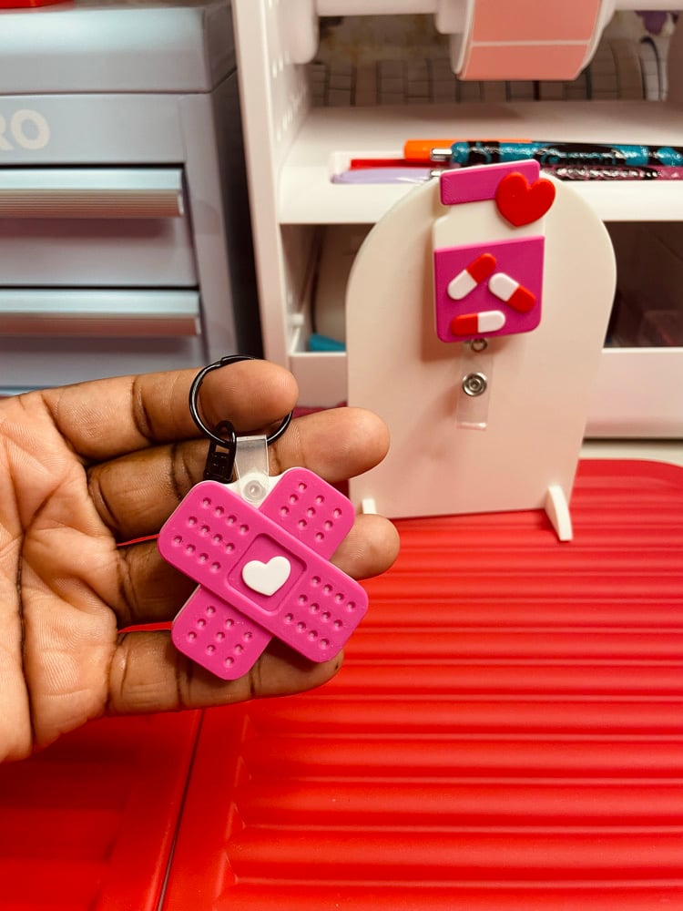 Image of Bandage NFC keychain