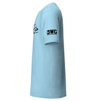 Image 2 of OWG - Fowl Life Black Left Sleeve Branded Bella Canvas 3001 Unisex T-shirt