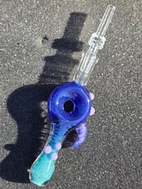 Image 5 of Purple X Aqua 10mm Nectar Collector 