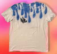 Image 2 of “HOT SKULL” CUSTOM PAINTED T-SHIRT SIZE XL