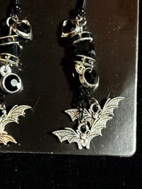 Image 2 of bats dangle earrings 