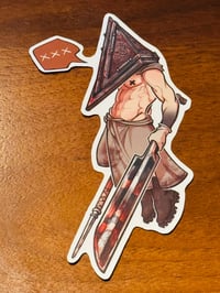 Image 1 of Pyramid Head Glossy Sticker
