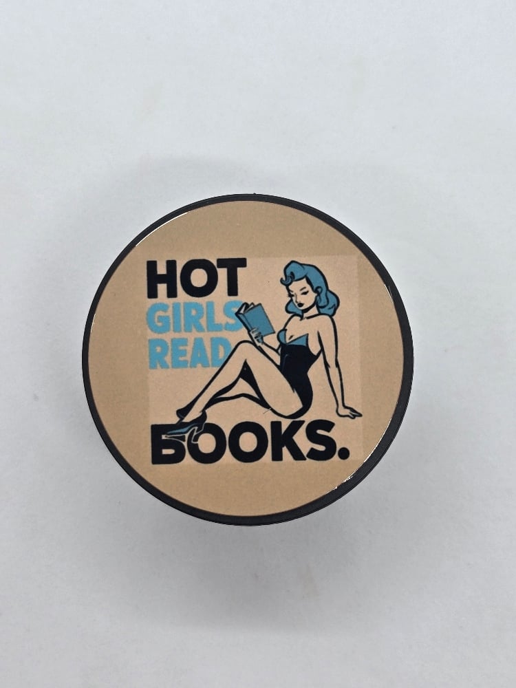Image of Hot Girls Read Books Phone Grip
