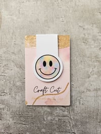 Image 1 of Rainbow Smiley Face Bookmark