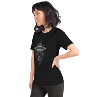 Image 8 of Geometric UFO Alien Unisex t-shirt