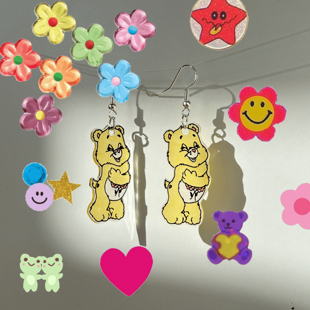 Image of yellow flower care bears