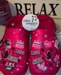 Image 2 of Pink Ivy Luxe #1 (Alpha Kappa Alpha) 💗💚 - Women’s Size 11