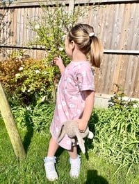Image 3 of Pink Daisy Tee Dress 
