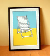 Image 1 of “Sit With Me A While” ghost deckchair