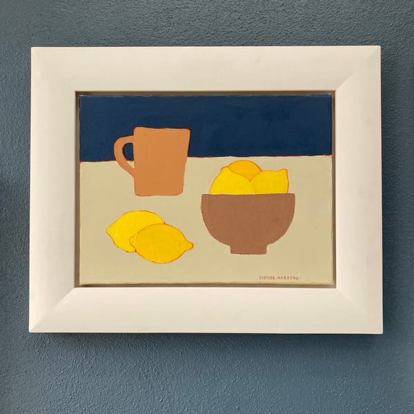 Image of Cup, Bowl and Lemons