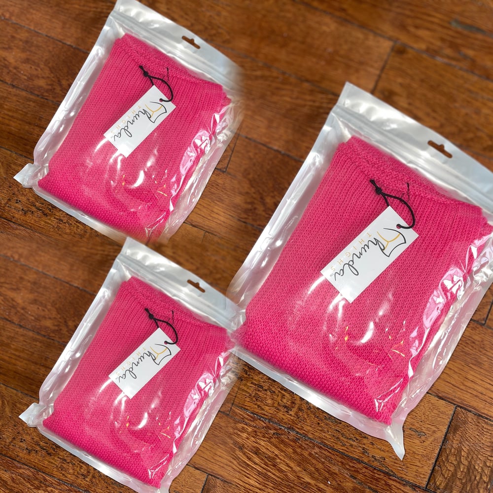 Image of Flamingo Thigh High Socks
