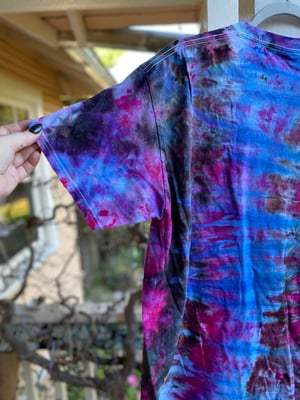 Image of LARGE Godzilla Be Gay Do Crime Tie Dye Shirt 2