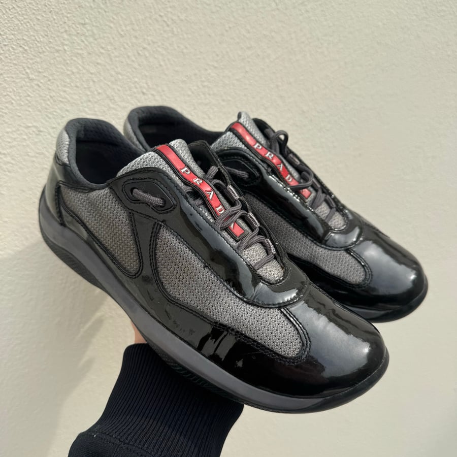 Image of 2000s Dark Green Prada Cups, Size UK 6