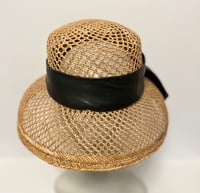 Image 2 of Dior brim straw hat