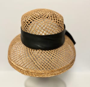 Image of Dior brim straw hat