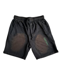 Image 5 of Variation Black Acid Wash Shorts 